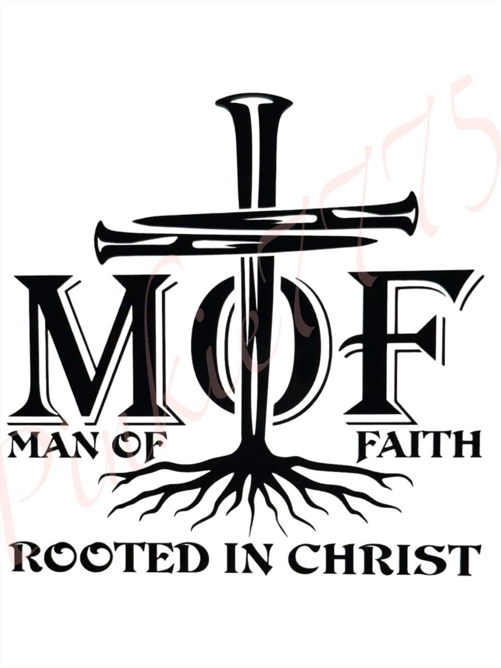 Man Of Faith - Rooted In Christ Graphic hand towel
